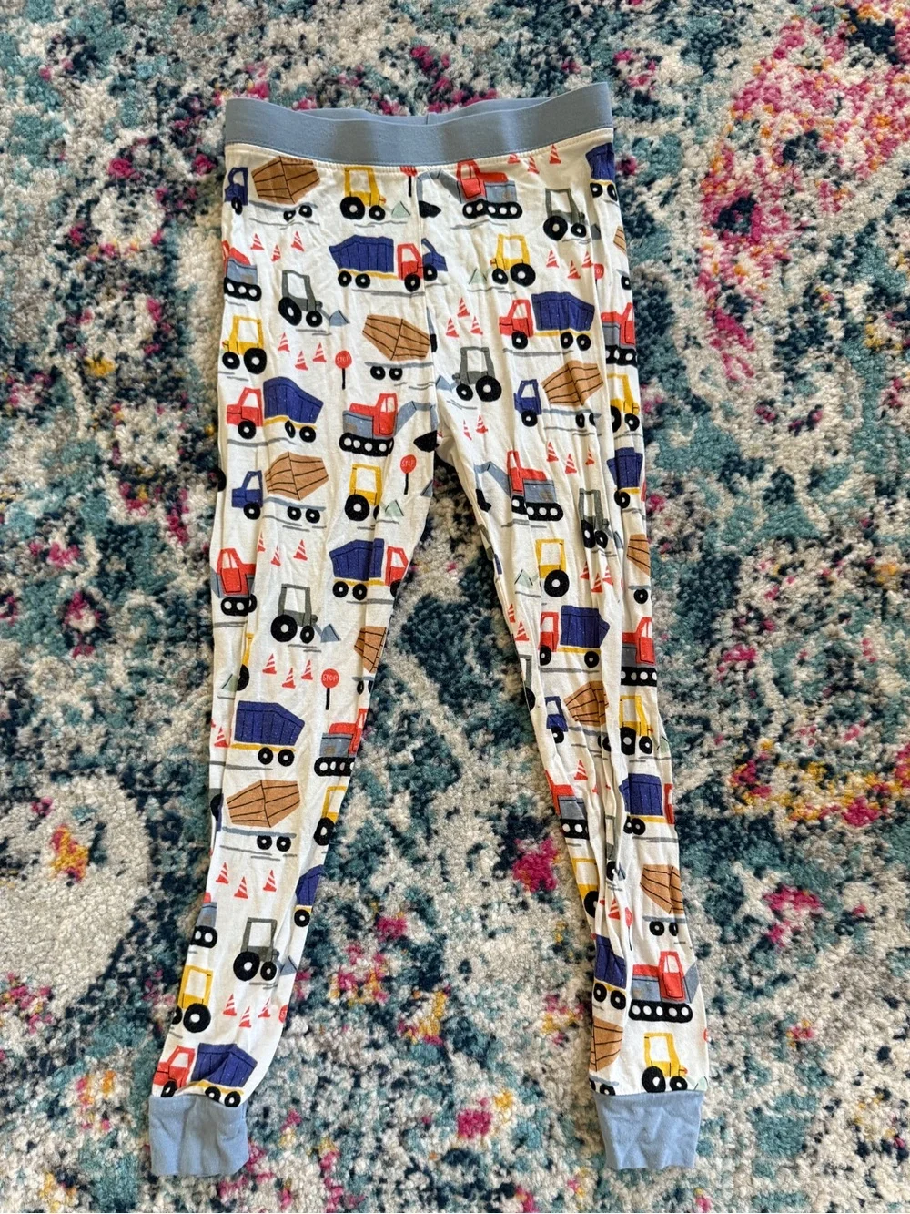Little Sleepies Construction Truck Print Pajamas